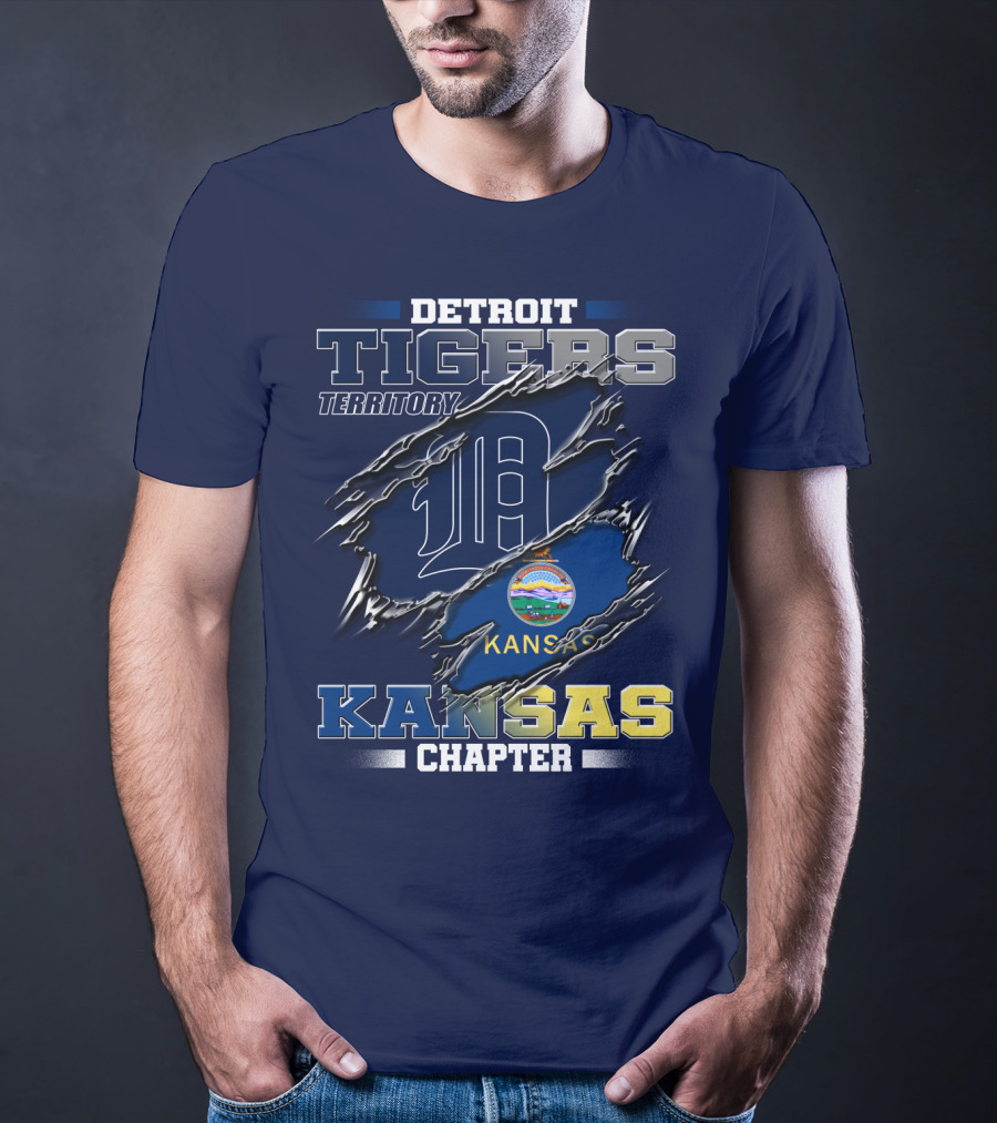 Detroit Tigers Territory Kansas Chapter T-Shirt