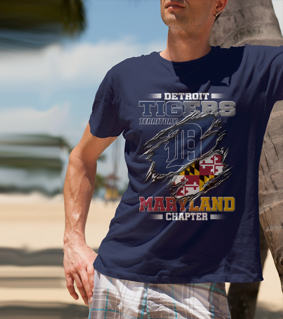 Detroit Tigers Territory Maryland Chapter T-Shirt