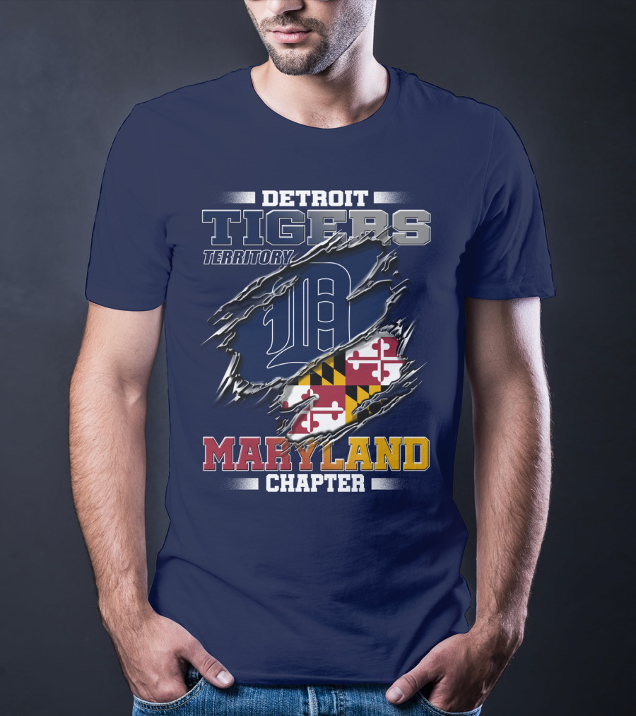 Detroit Tigers Territory Maryland Chapter T-Shirt