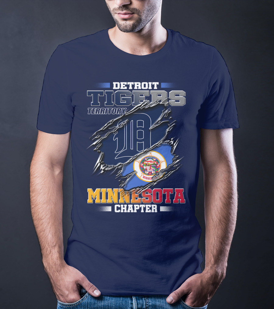 Detroit Tigers Territory Minnesota Chapter T-Shirt