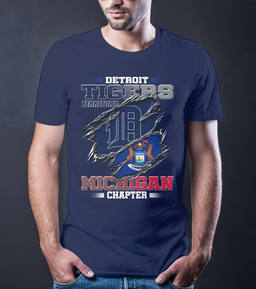 Detroit Tigers Territory Michigan Chapter T-Shirt