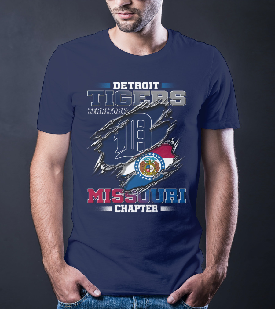 Detroit Tigers Territory Missouri Chapter T-Shirt