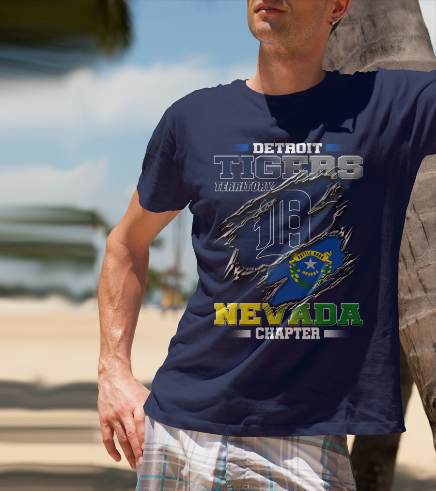 Detroit Tigers Territory Nevada Chapter T-Shirt