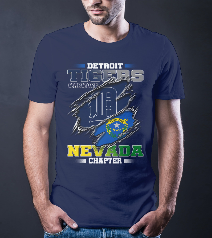 Detroit Tigers Territory Nevada Chapter T-Shirt