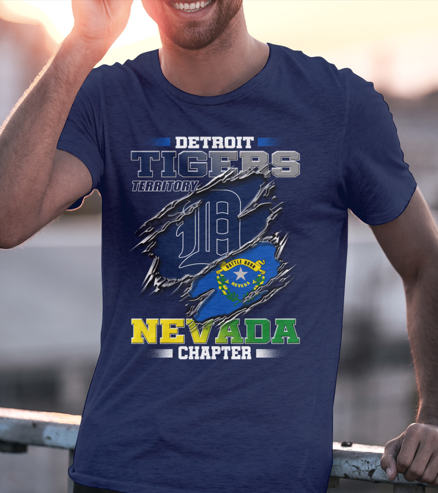 Detroit Tigers Territory Nevada Chapter T-Shirt