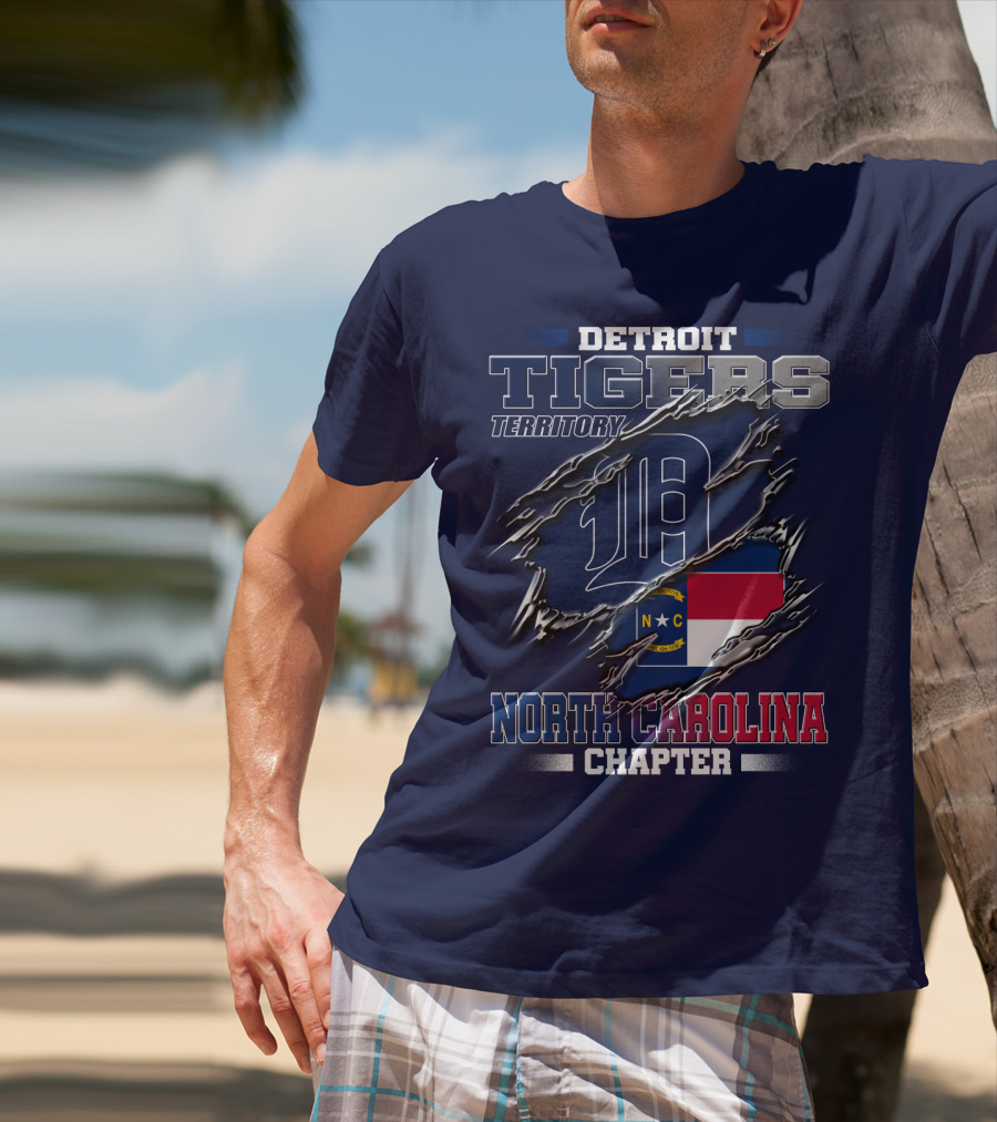 Detroit Tigers Territory North Carolina Chapter T-Shirt