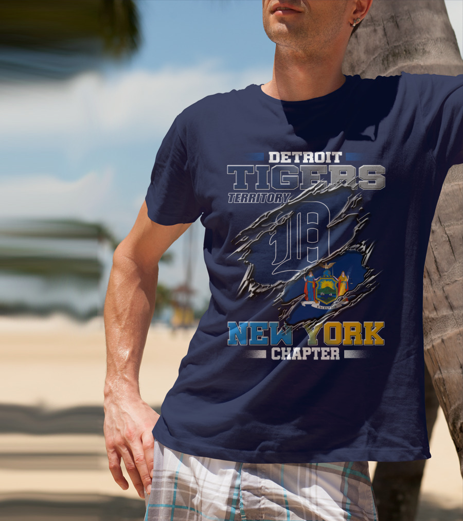 Detroit Tigers Territory New York Chapter T-Shirt