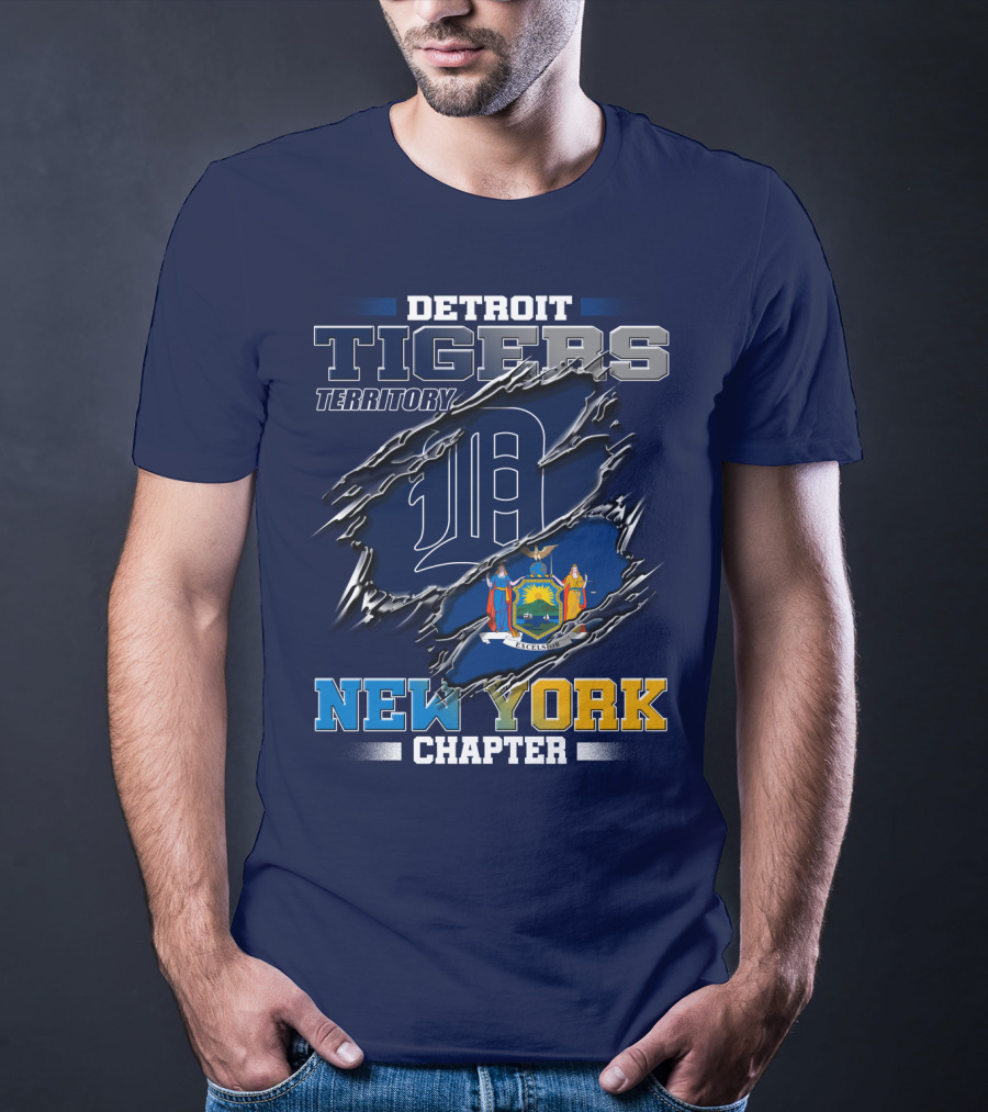 Detroit Tigers Territory New York Chapter T-Shirt