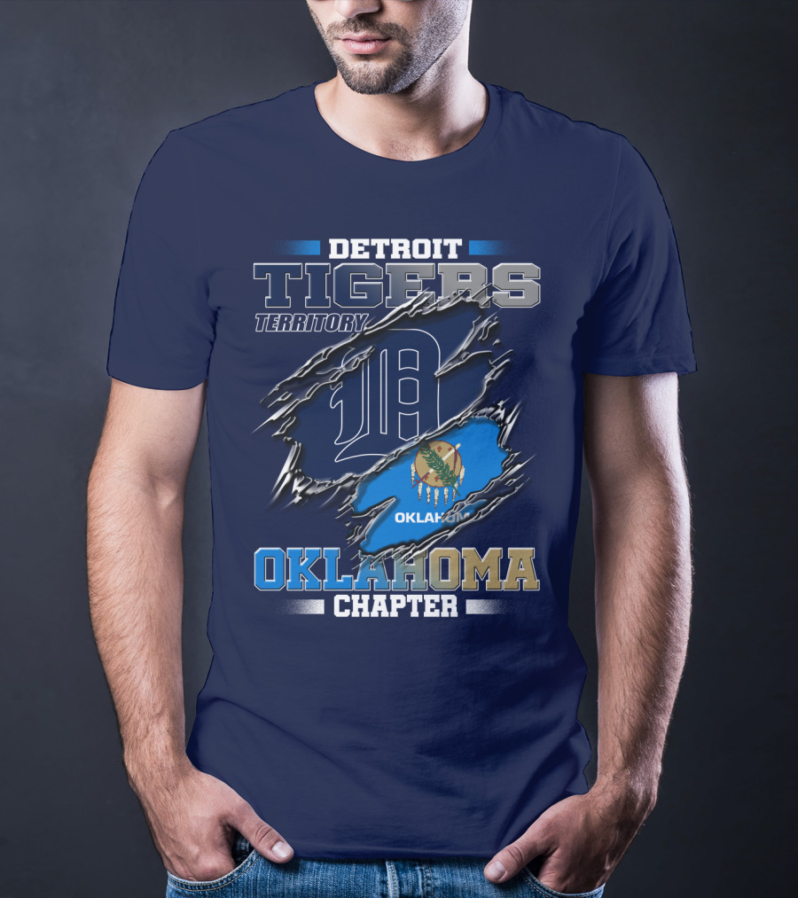 Detroit Tigers Territory Oklahoma Chapter T-Shirt