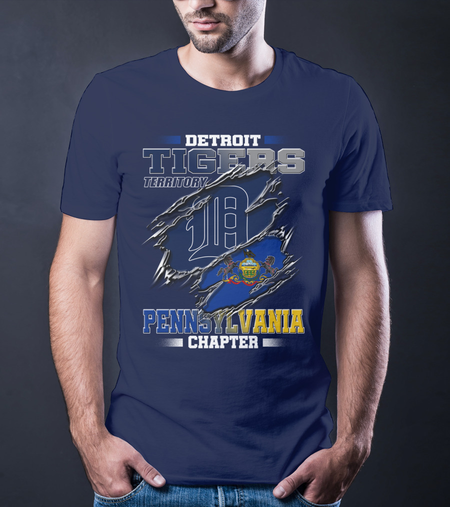 Detroit Tigers Territory Pennsylvania Chapter T-Shirt
