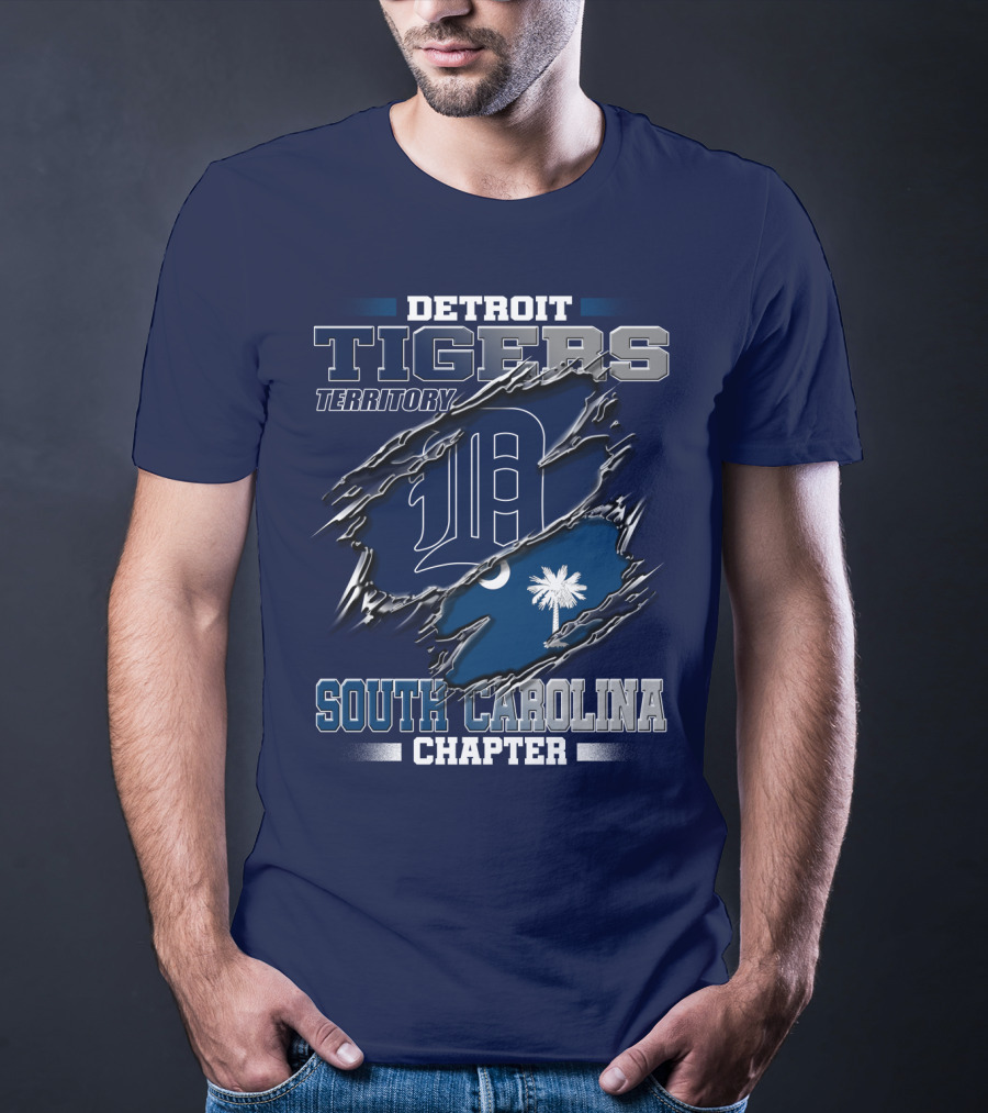 Detroit Tigers Territory South Carolina Chapter T-Shirt