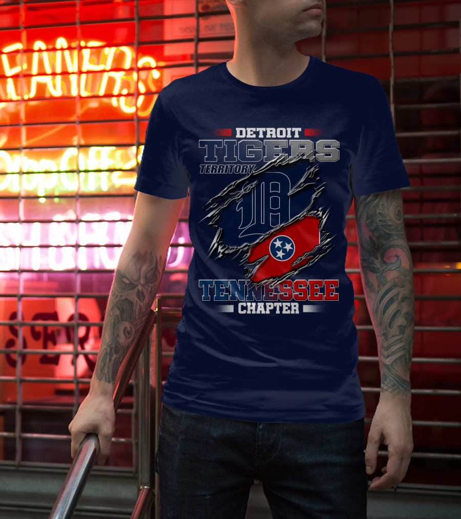 Detroit Tigers Territory Tennessee Chapter T-Shirt
