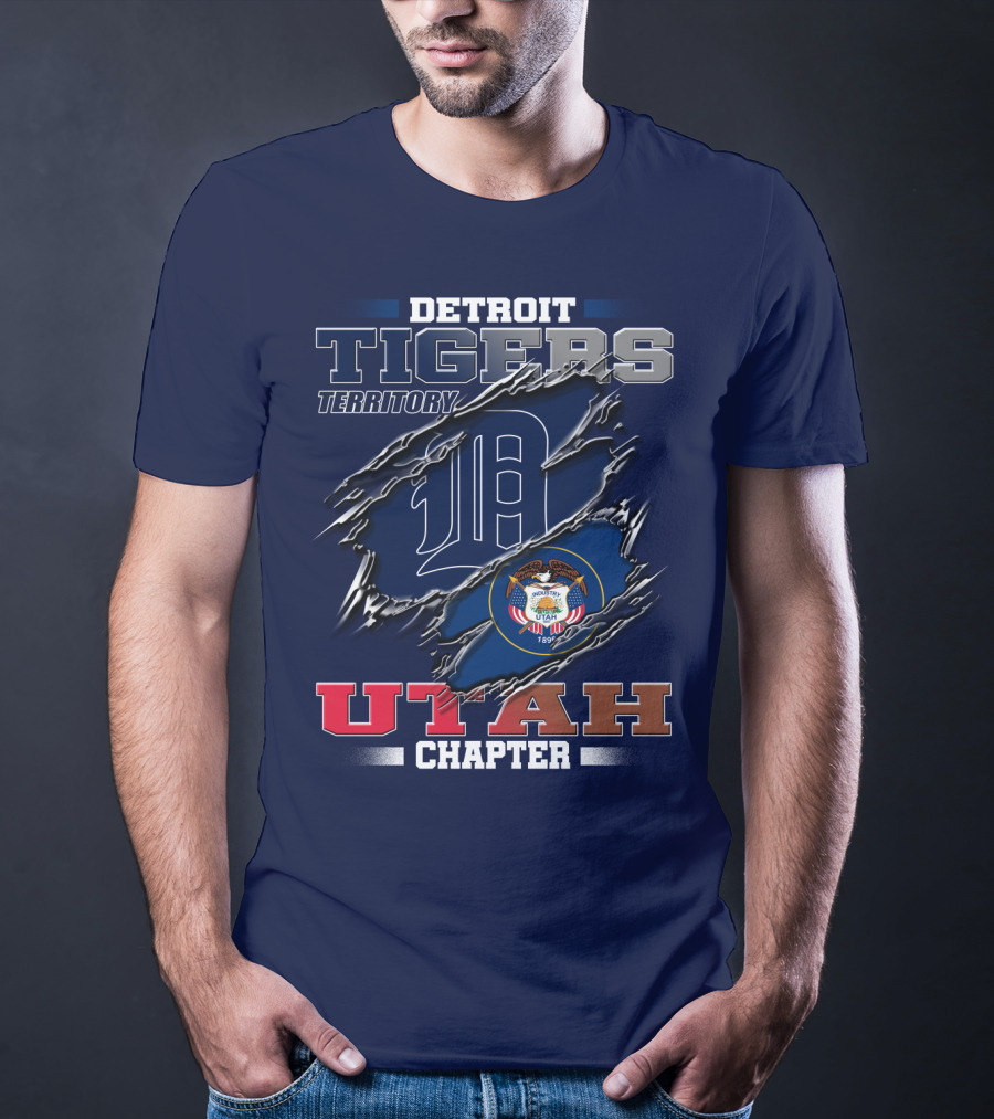 Detroit Tigers Territory Utah Chapter T-Shirt