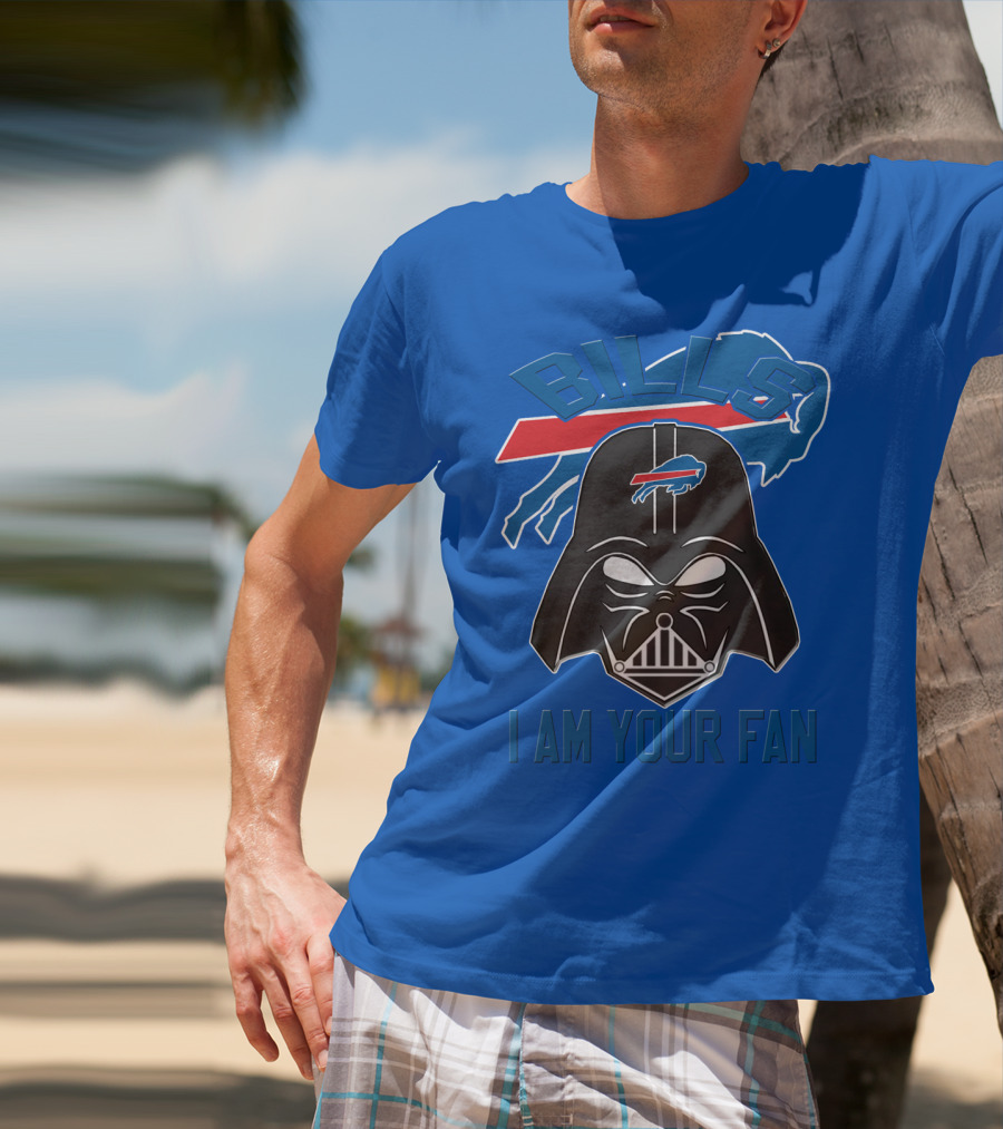 Buffalo Bills I Am Your Fan Darth Vader Helmet Nfl Crossover T-Shirt