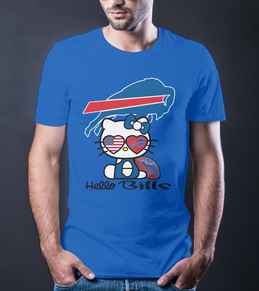 Hello Bills Buffalo Bills Football Hello Kitty T-Shirt
