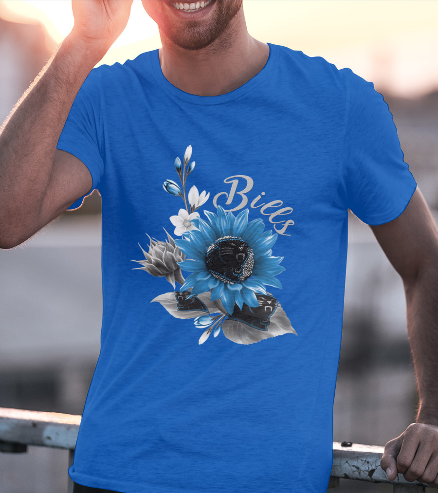 Carolina Panthers Bills Floral T-Shirt