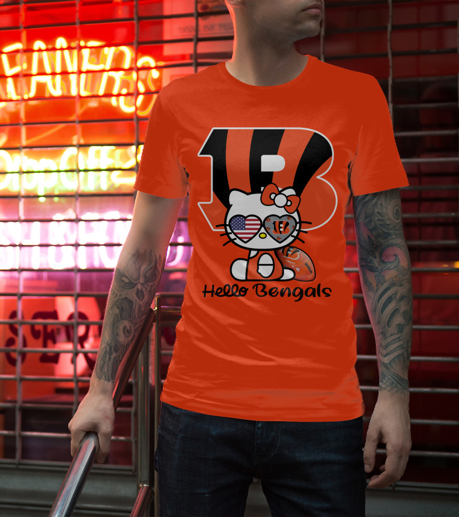 Hello Bengals Cincinnati Nfl Team T-Shirt