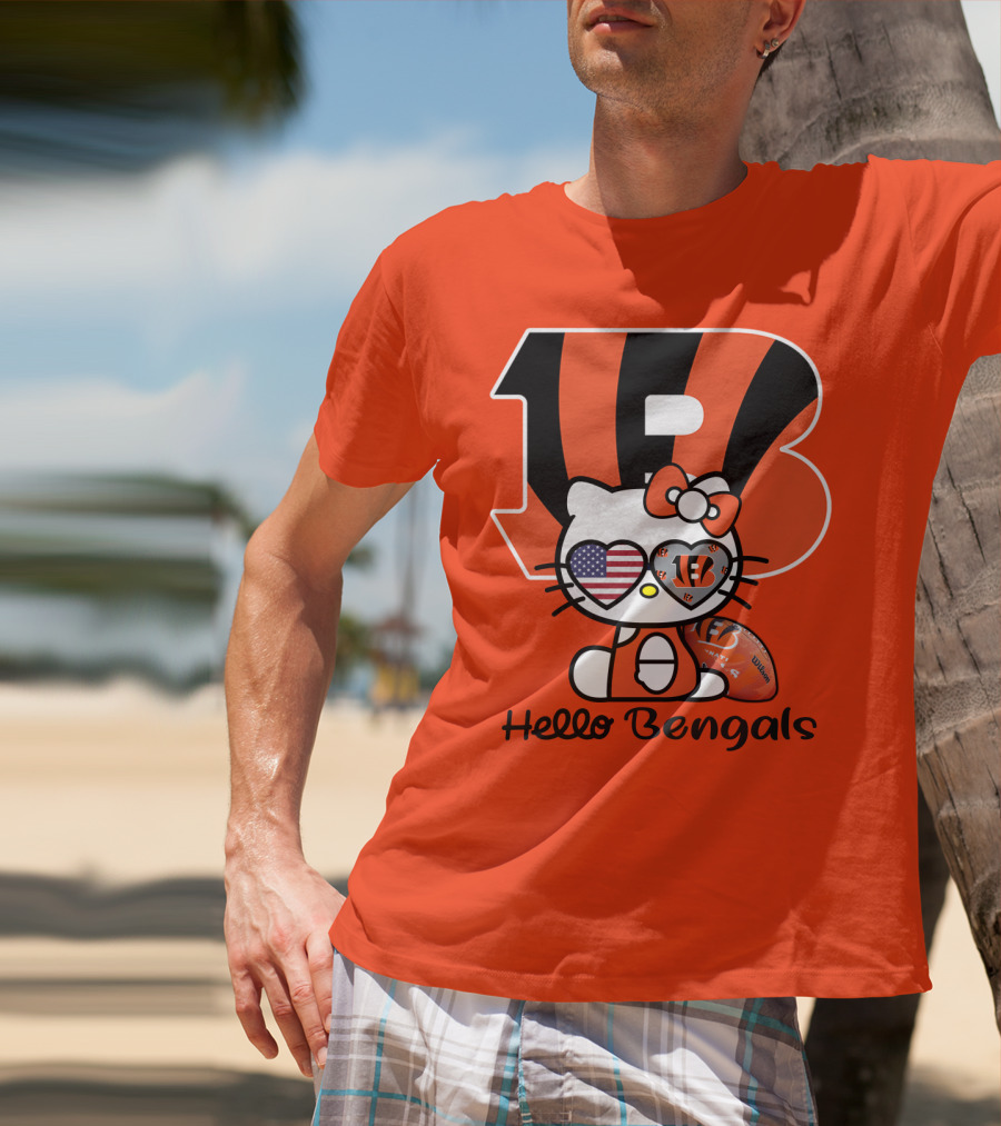 Hello Bengals Cincinnati Nfl Team T-Shirt