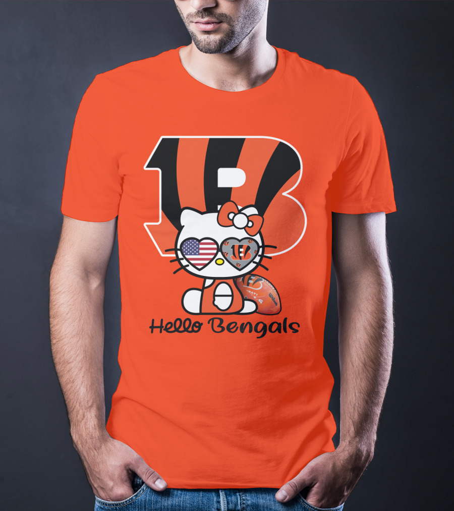 Hello Bengals Cincinnati Nfl Team T-Shirt