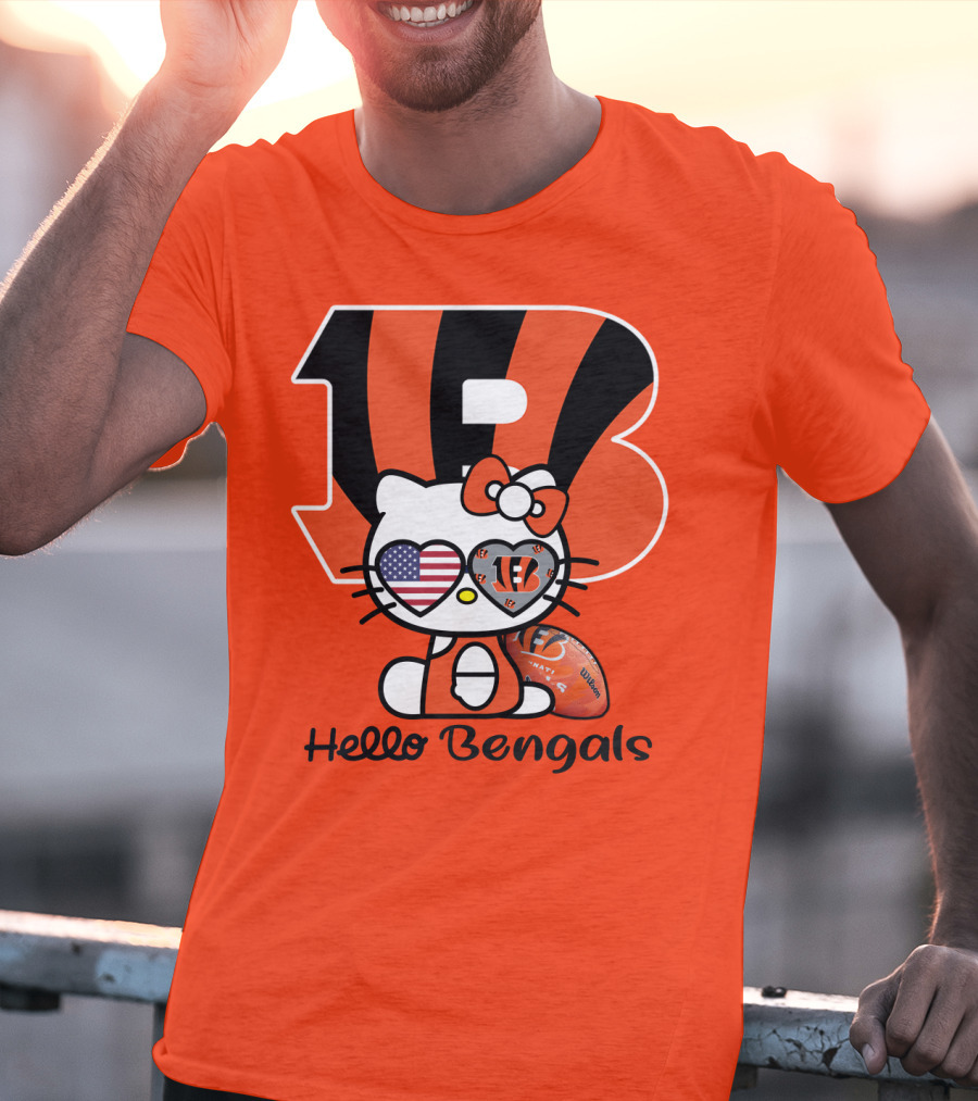 Hello Bengals Cincinnati Nfl Team T-Shirt