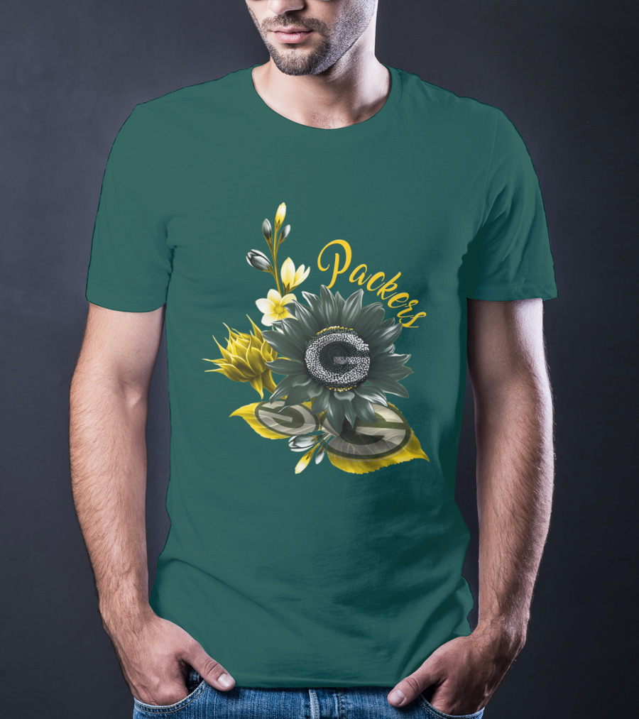 Packers G Floral Green Bay Packers T-Shirt