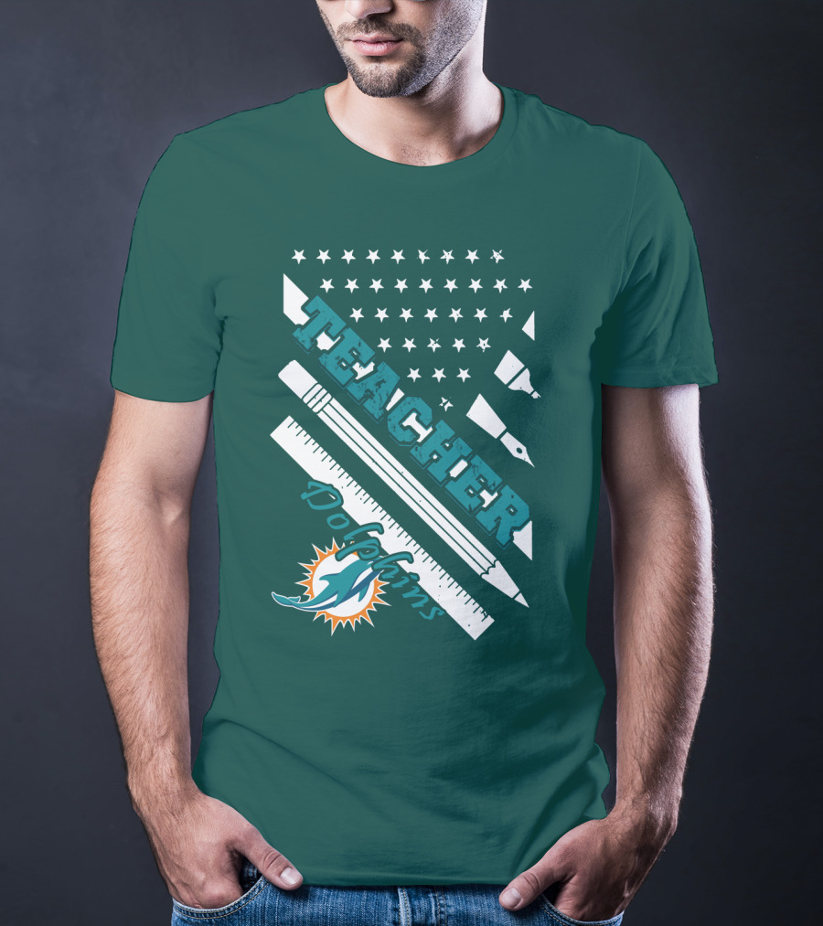 Teacher Miami Dolphins T-Shirt