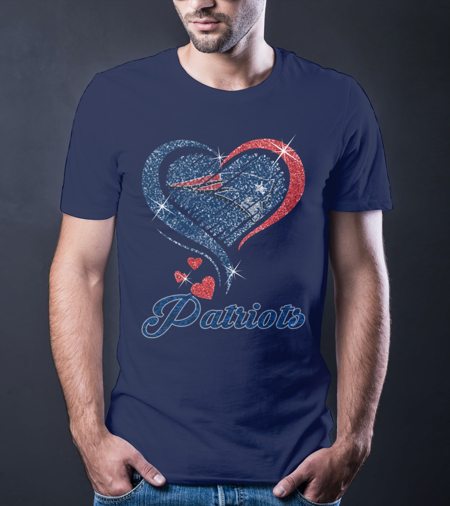 Patriots Heart Glitter T-Shirt
