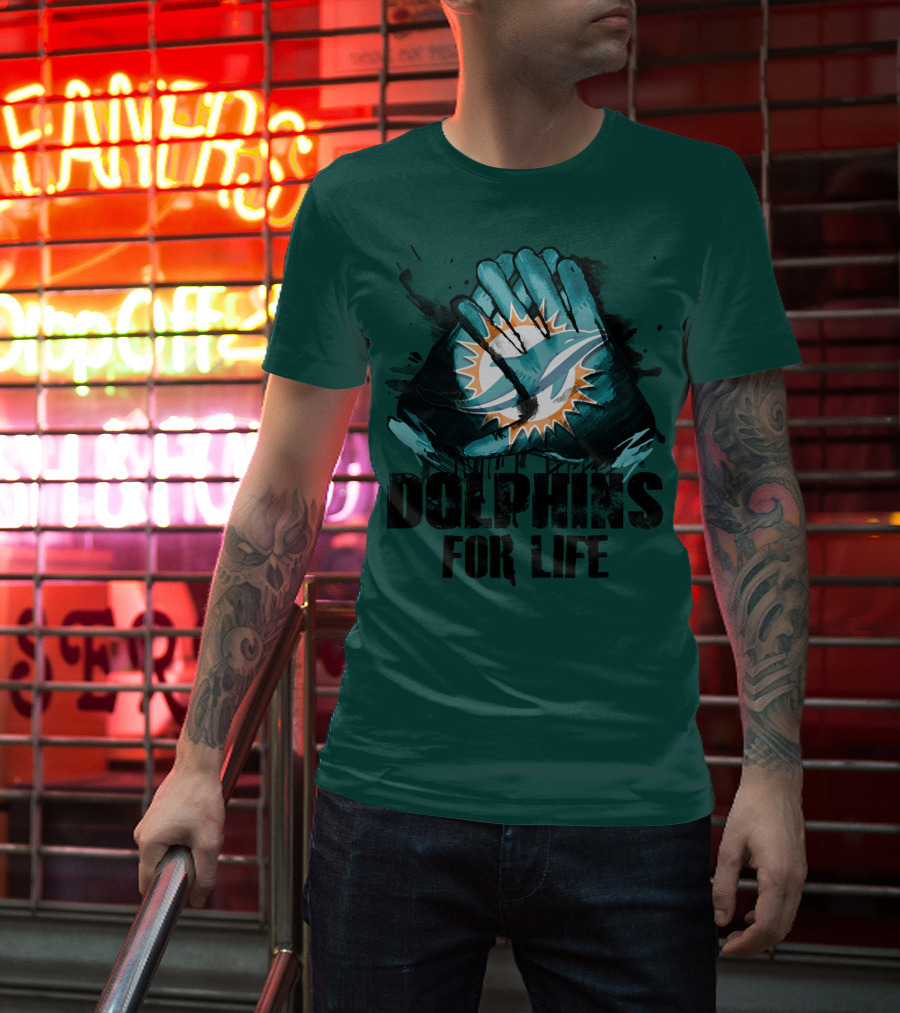 Dolphins For Life Miami Dolphins T-Shirt