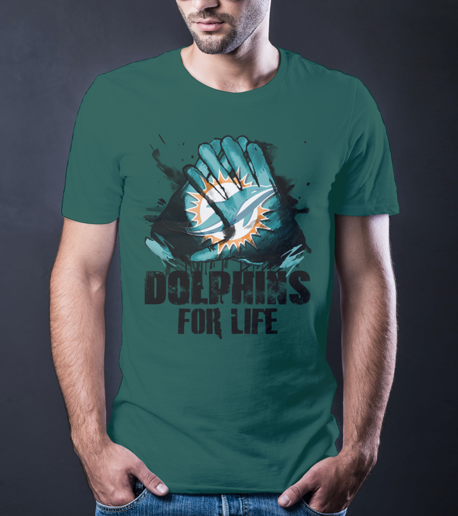 Dolphins For Life Miami Dolphins T-Shirt