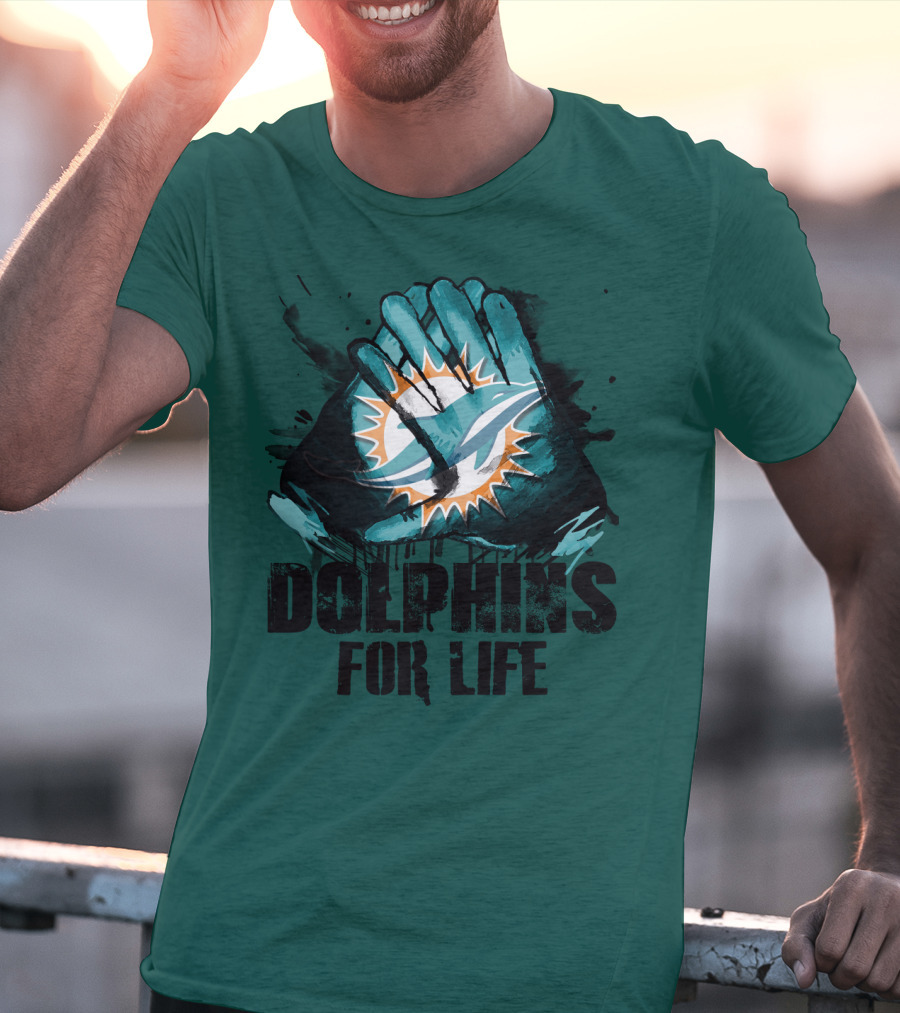 Dolphins For Life Miami Dolphins T-Shirt