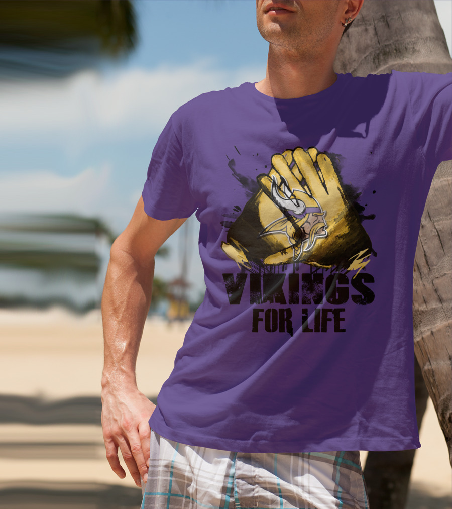Vikings For Life Minnesota Vikings T-Shirt