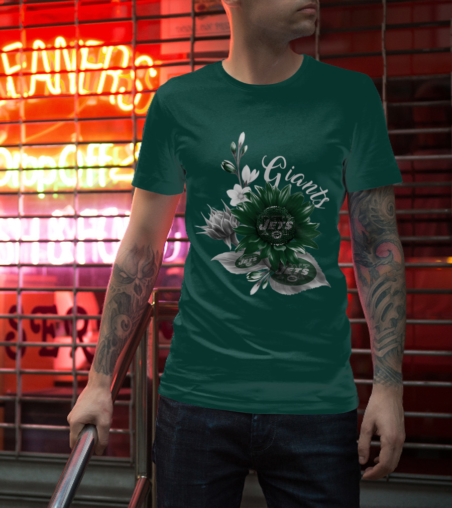Giants Jets Floral T-Shirt