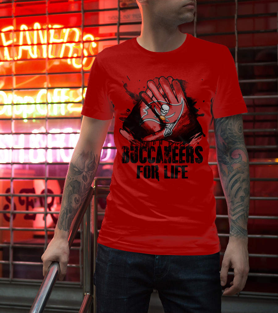 Buccaneers For Life Tampa Bay Buccaneers T-Shirt