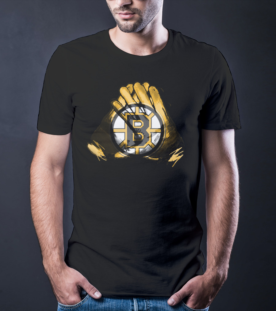 Boston Bruins Logo Bruins For Life T-Shirt
