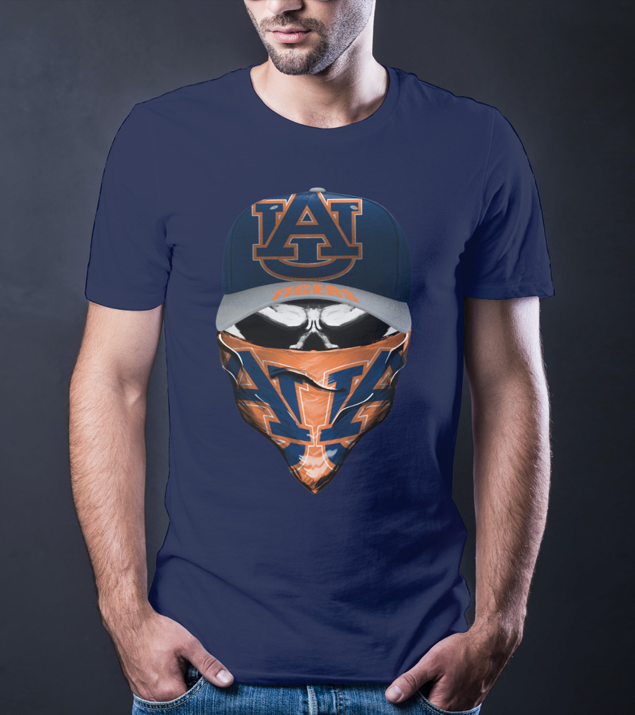 Auburn Tigers Au Logo Hat And Bandana Combo T-Shirt