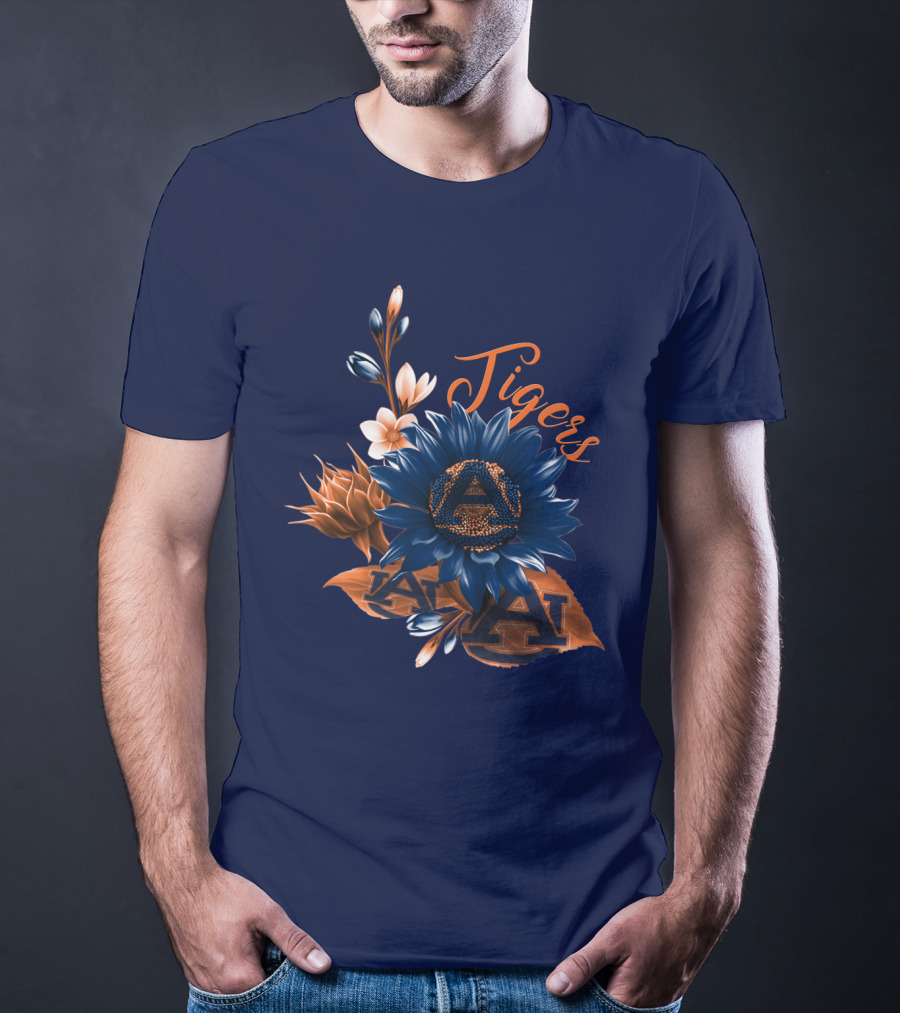 Auburn Tigers Floral T-Shirt