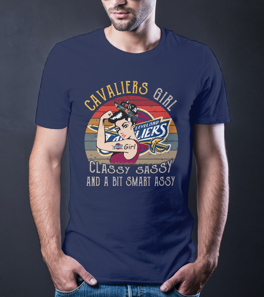 Cavaliers Cleveland Girl Classy Sassy And A Bit Smart Assy T-Shirt