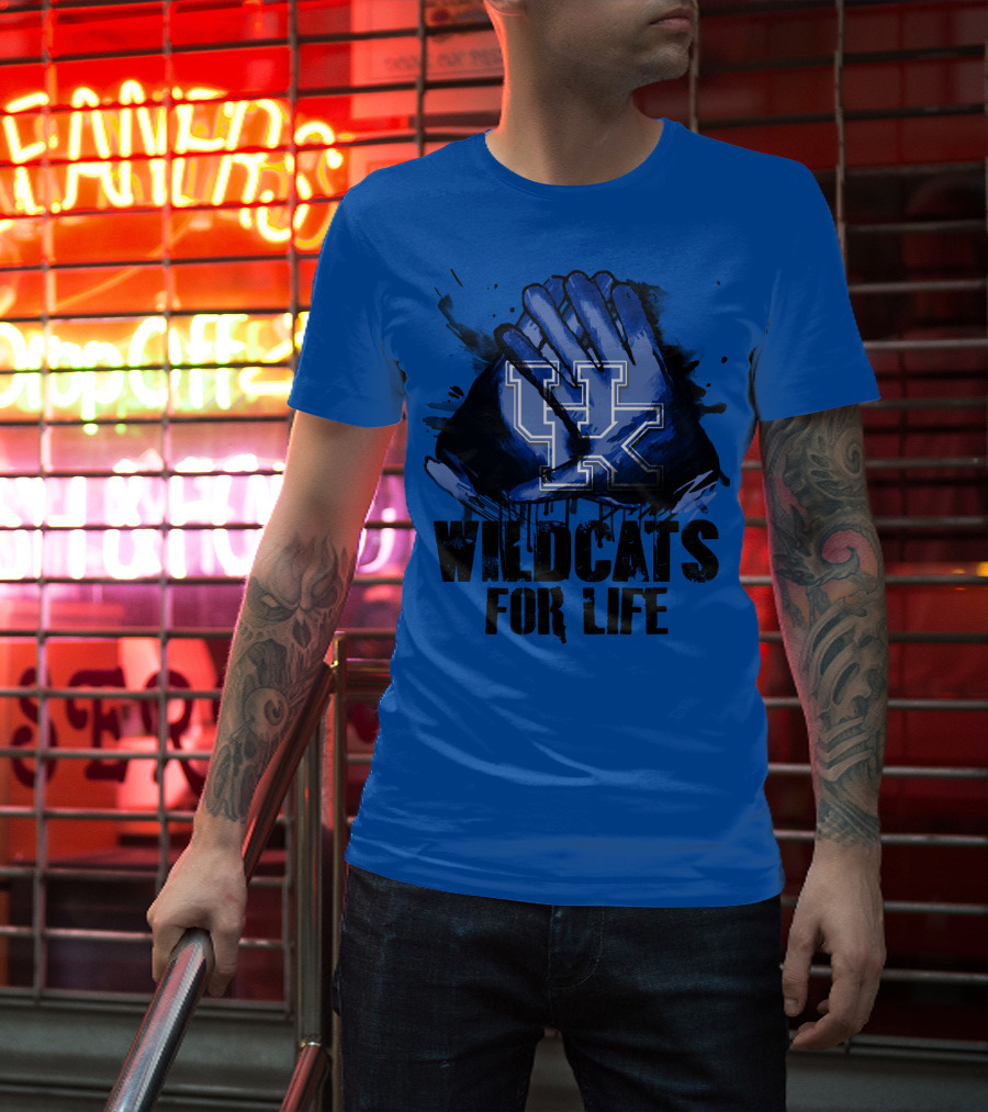 Kentucky Wildcats For Life Uk T-Shirt