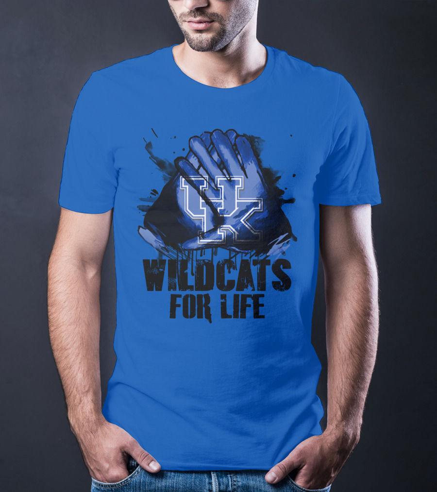 Kentucky Wildcats For Life Uk T-Shirt