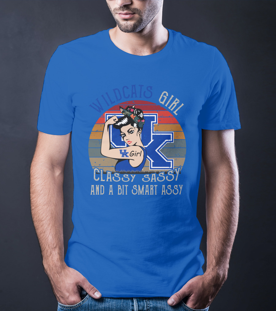 Wildcats Girl Classy Sassy And A Bit Smart Assy Uk Girl T-Shirt