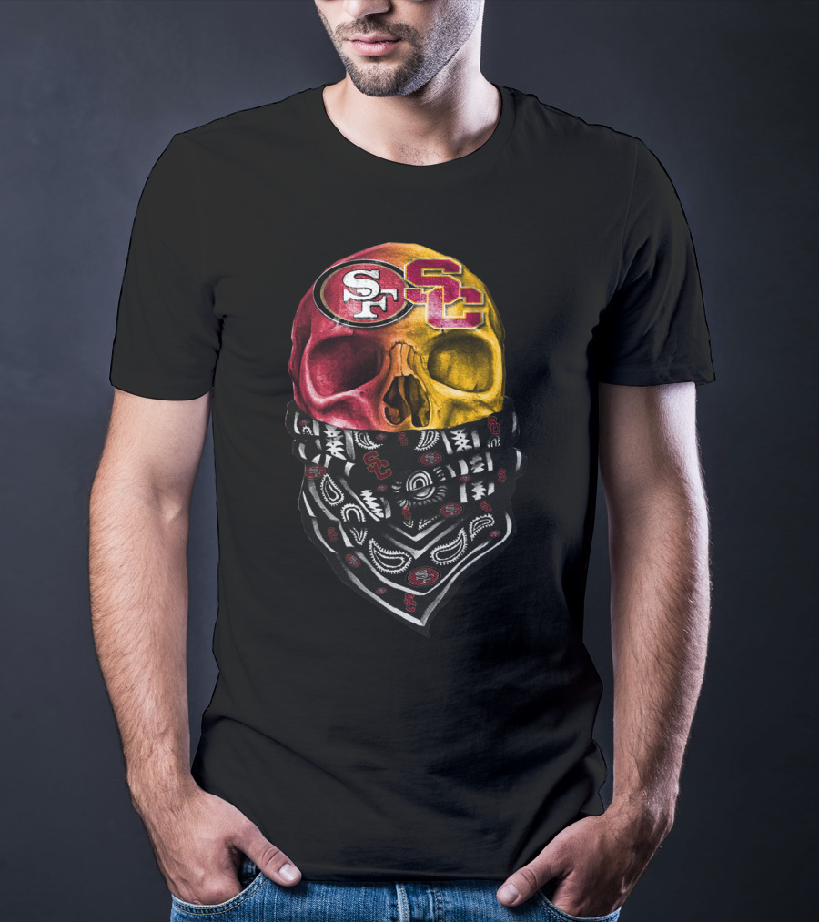 Sf Sc Skull Bandana T-Shirt