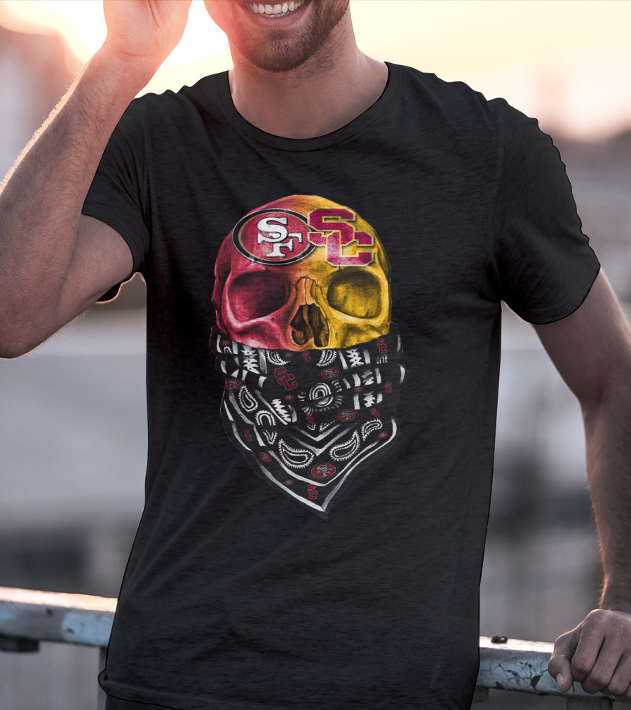 Sf Sc Skull Bandana T-Shirt
