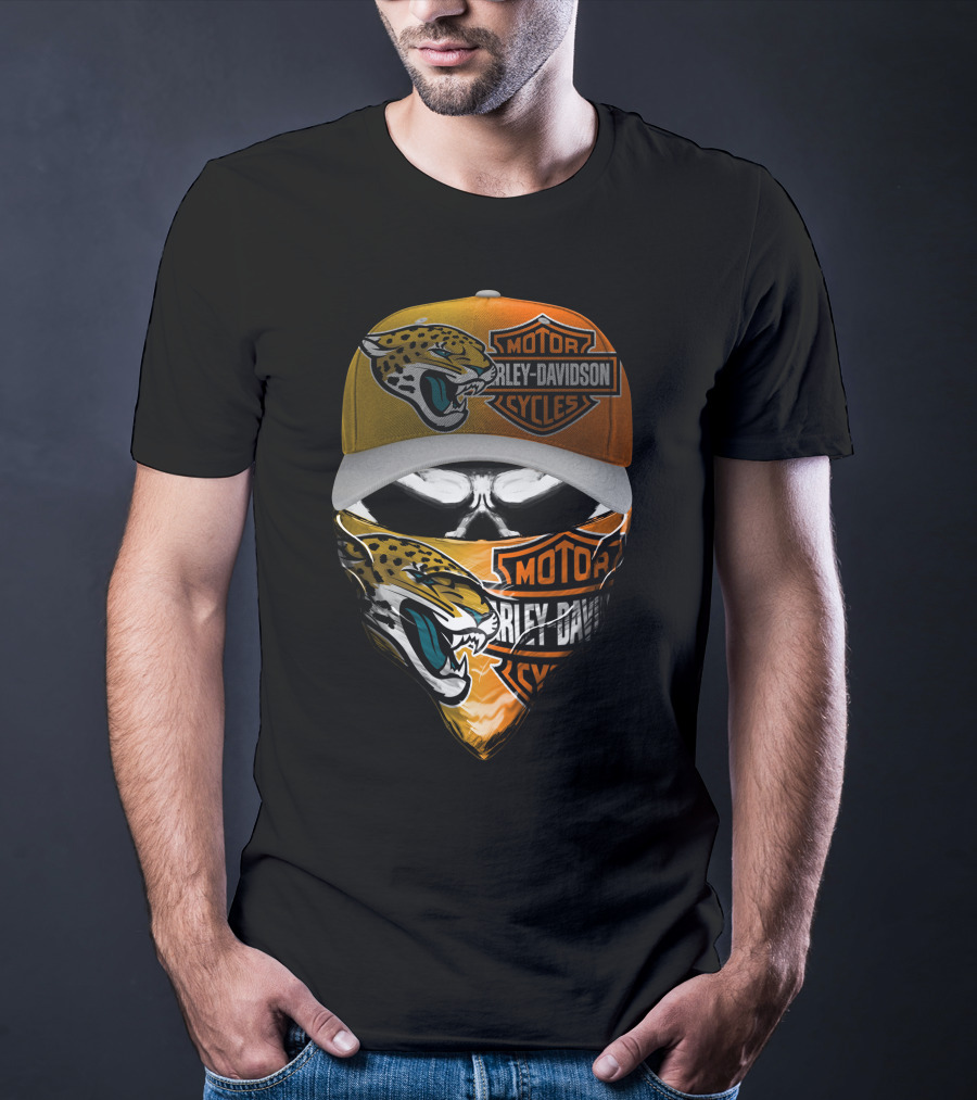Jacksonville Jaguars Harley Davidson 15Hl Fusion T-Shirt