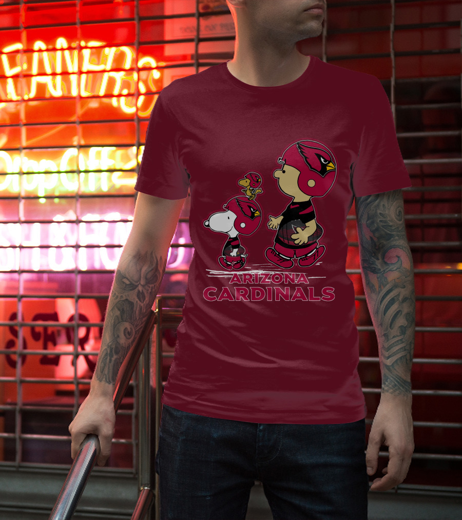 Arizona Cardinals Snpfootball Characters T-Shirt