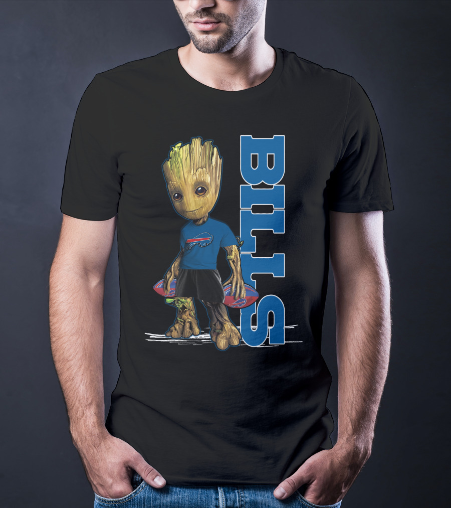 Groot Buffalo Bills NFL Guardians Of The Galaxy T-Shirt