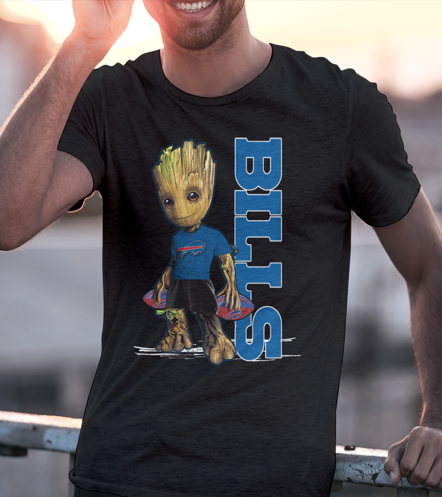 Groot Buffalo Bills NFL Guardians Of The Galaxy T-Shirt