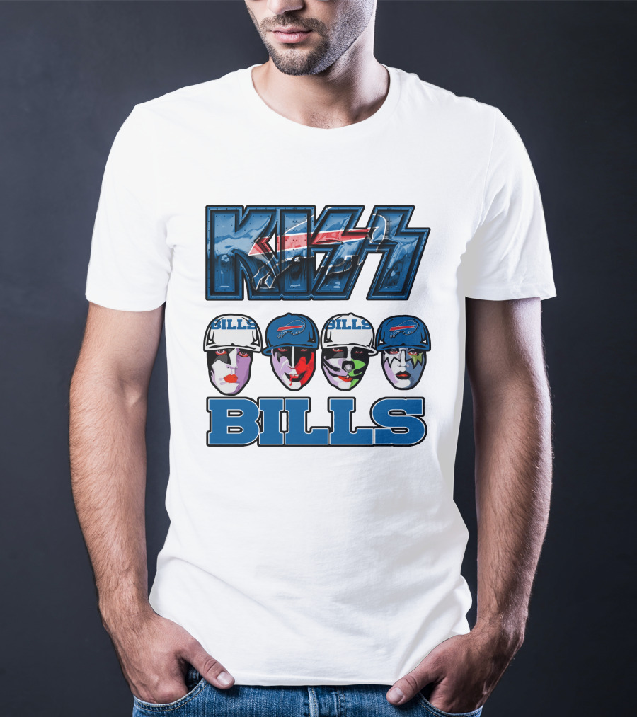 KISS Buffalo Bills Facepaint T-Shirt