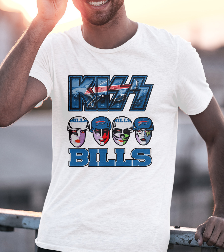 KISS Buffalo Bills Facepaint T-Shirt