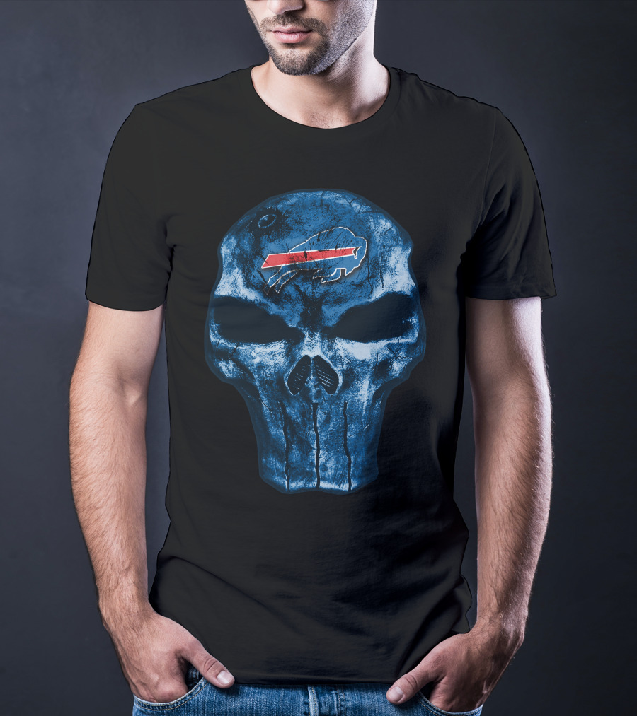 Buffalo Bills Skull T-Shirt