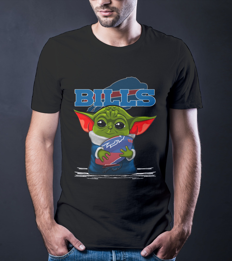 Buffalo Bills Yoda Football T-Shirt